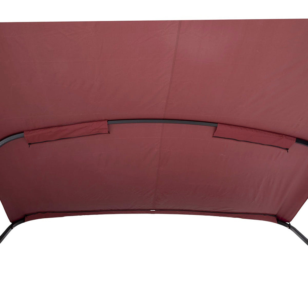 SureShade Power Bimini - Black Anodized Frame - Burgundy Fabric - Part Number 2020000306