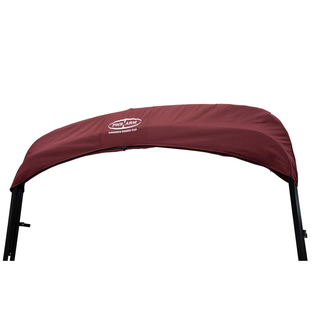 SureShade Power Bimini - Black Anodized Frame - Burgundy Fabric - Part Number 2020000306