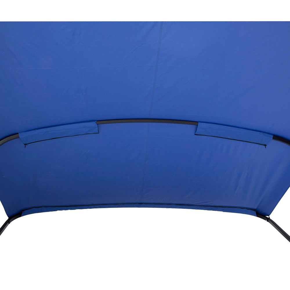 SureShade Power Bimini - 2020000309 - Black Anodized Frame with Pacific Blue Fabric
