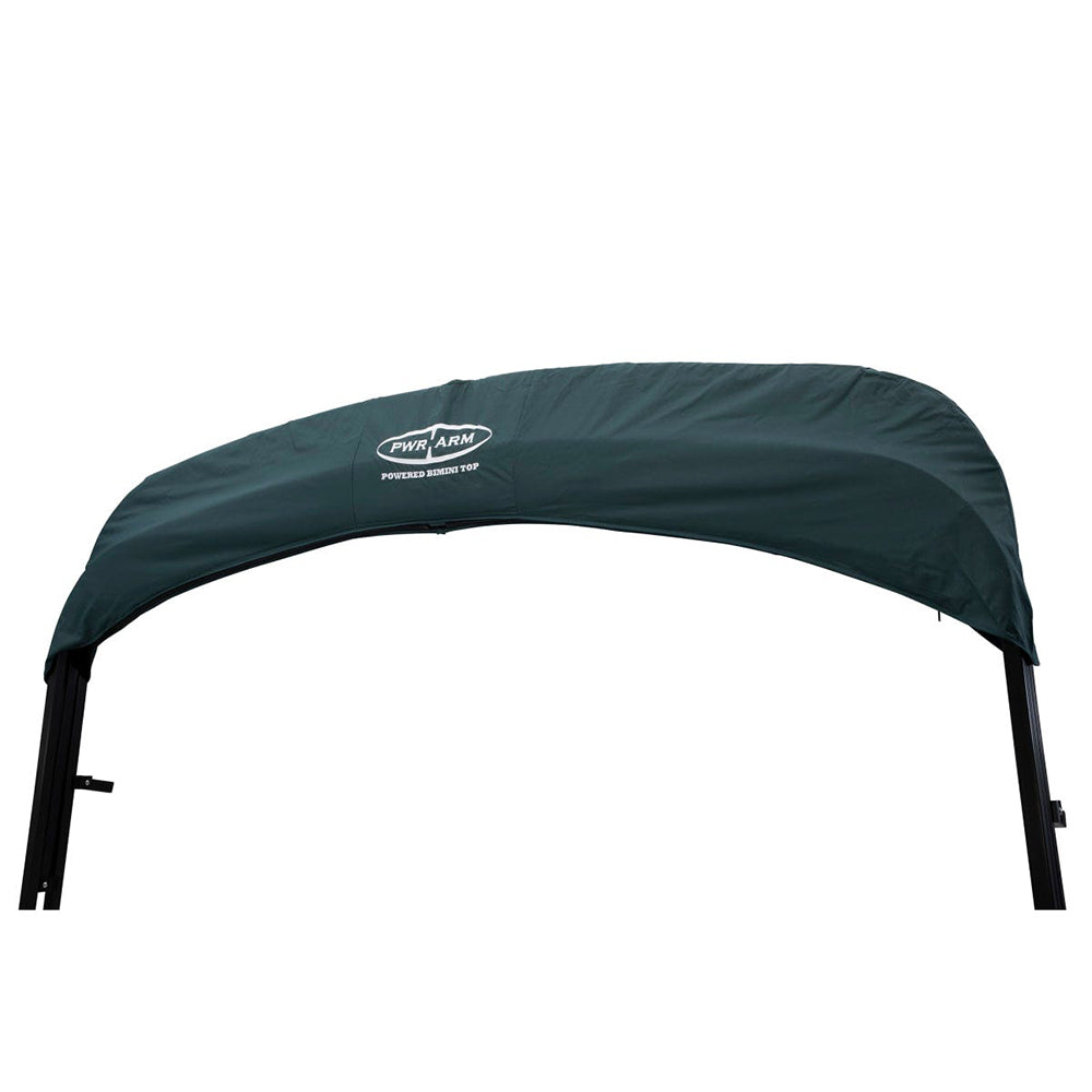 SureShade Power Bimini - 2020000310 - Black Anodized Frame with Green Fabric