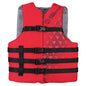 Full Throttle Adult Oversized Ski Life Jacket - Red (Part Number: 112000-100-005-22)