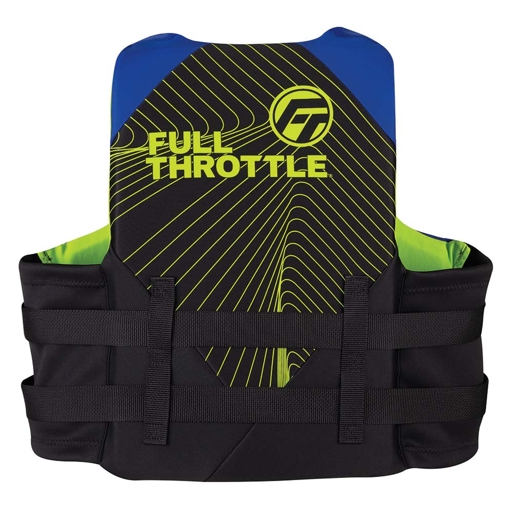 Full Throttle Adult Rapid-Dry Life Jacket - S/M - Blue/Black - Part #142100-500-030-22