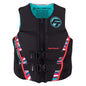 Full Throttle Women's Rapid-Dry Flex-Back Life Jacket - Part No. 142500-105-850-22 - Pink/Black