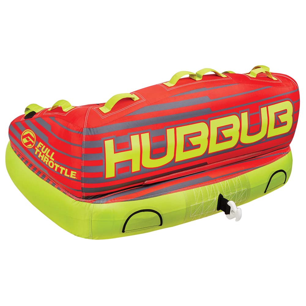 Full Throttle Hubbub 2 Towable Tube - 2 Rider - Red - Part Number 303400-100-002-21