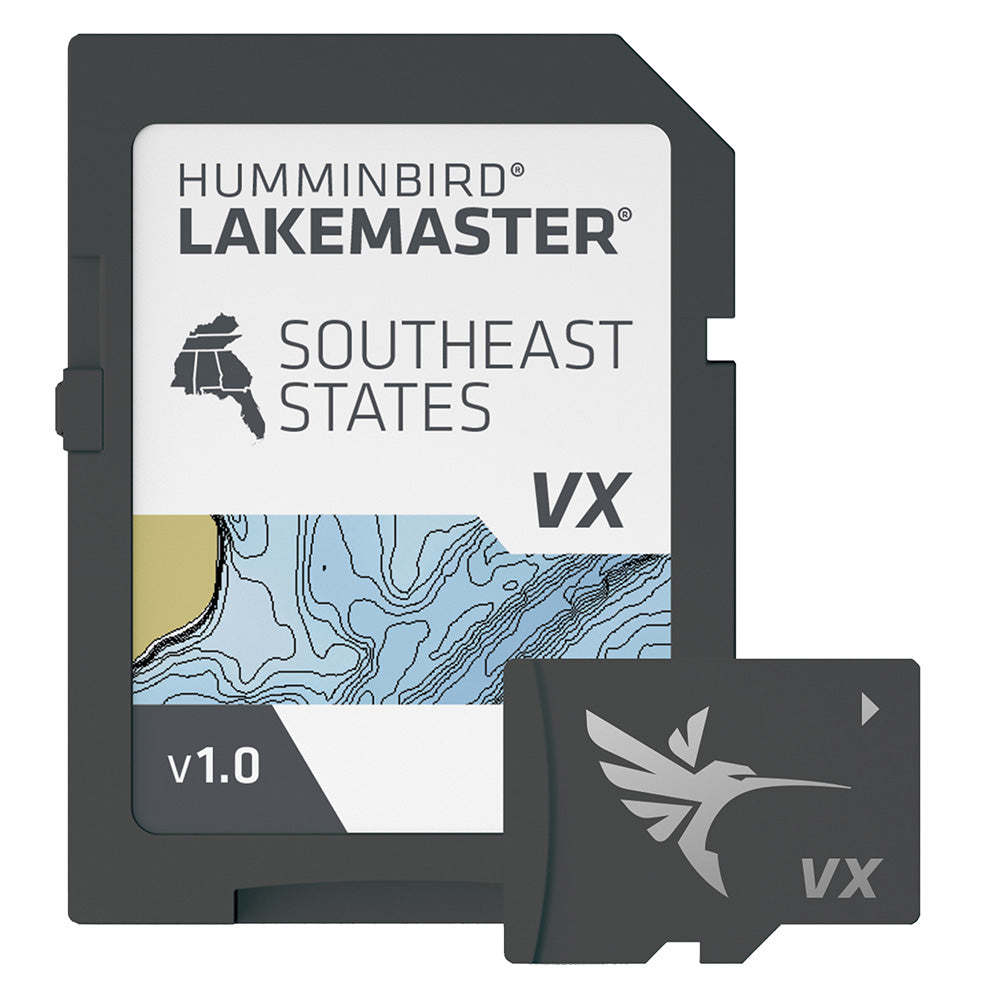 Humminbird LakeMaster VX - Southeast States 601008-1 Fishing Map