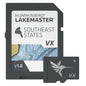 Humminbird LakeMaster VX - Southeast States 601008-1 Fishing Map