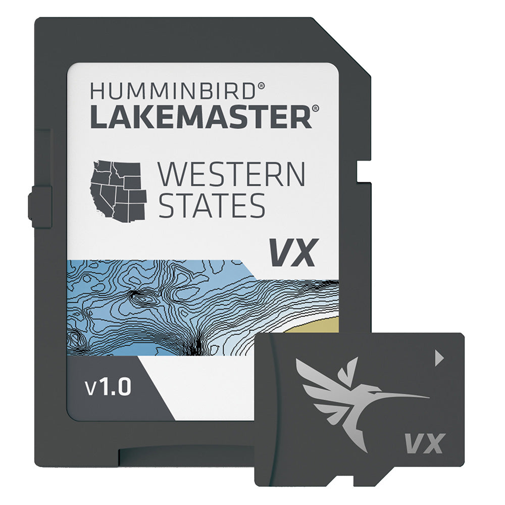 Humminbird LakeMaster VX - Western States 601009-1 Fishing Mapping Solution