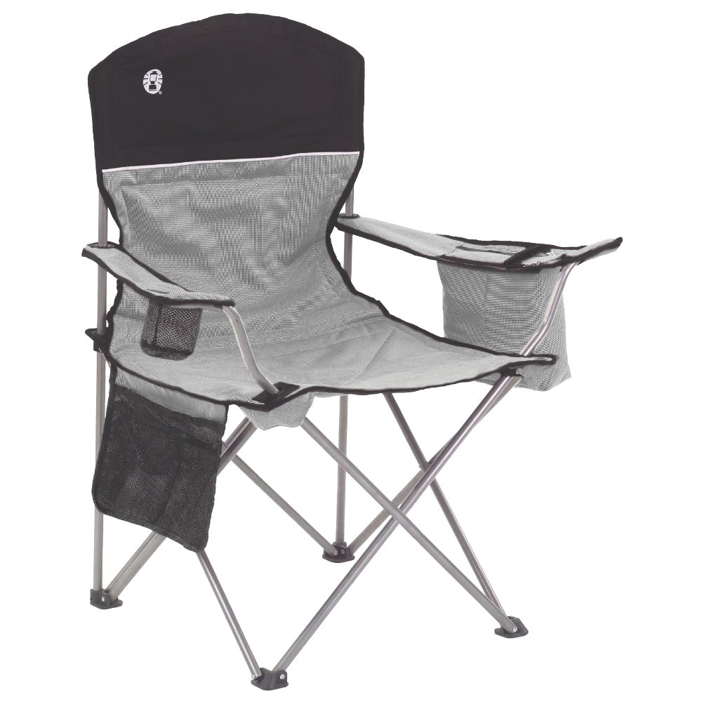 Coleman Cooler Quad Chair - Grey & Black (Part Number: 2000034873)
