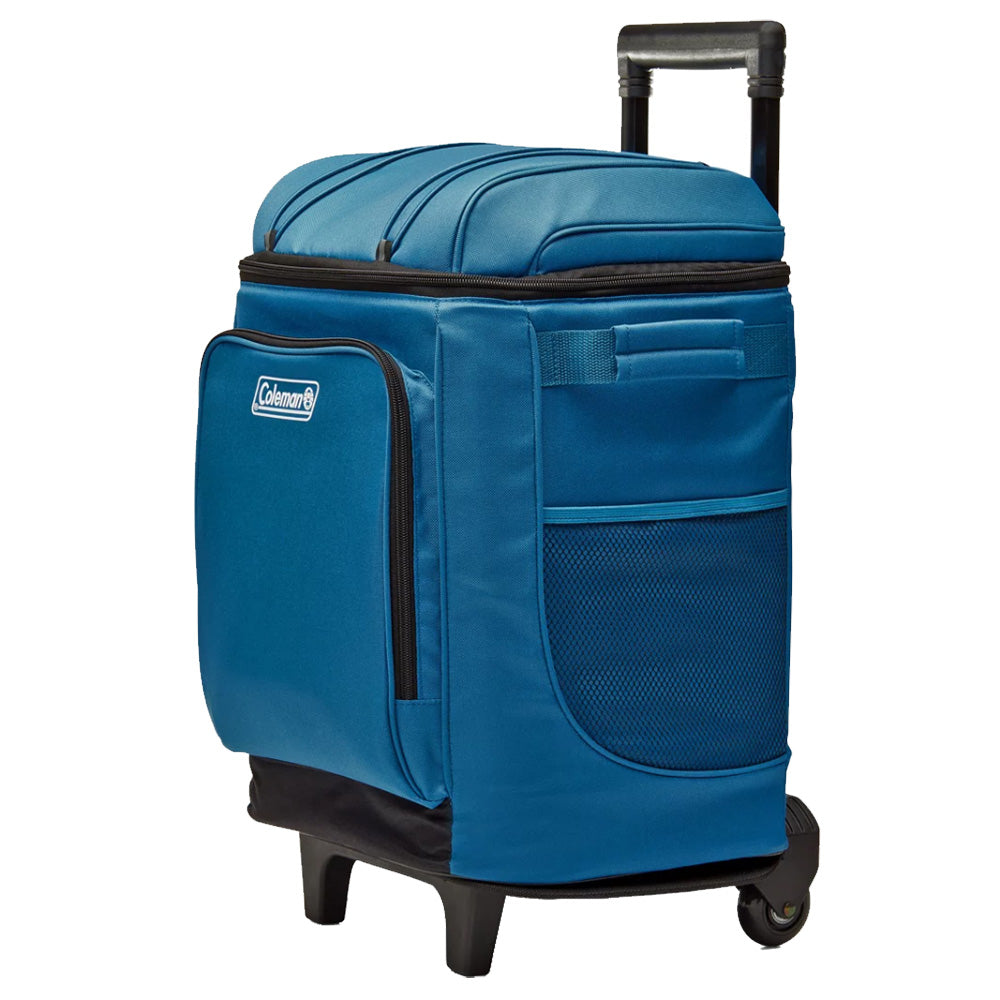 Coleman CHILLER 42-Can Soft-Sided Portable Cooler w/Wheels - Deep Ocean (Part Number: 2158120)