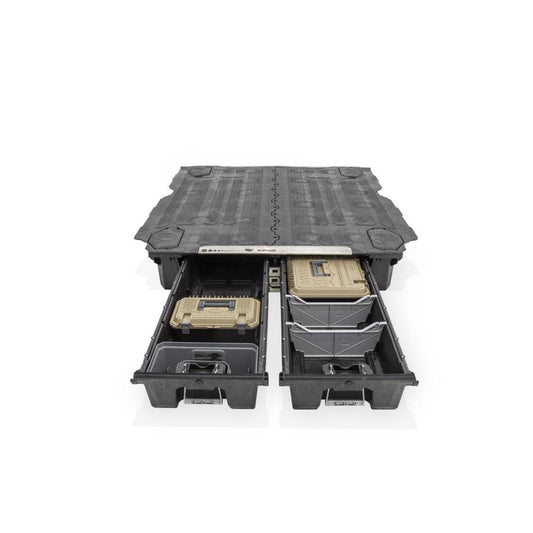 Decked LLC DS2 Black Bed Storage System for 2016 Ford F250/F350 with Decked Out Package