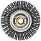 Weiler 13131 ROUGHNECK MAX™ 4" Stringer Bead Wheel – .020" Steel Fill, 5/8"-11 UNC Nut, Weld Cleaning Brush – Made in USA