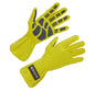 ALLSTAR PERFORMANCE Driving Gloves Non-SFI Outseam S/L SM Yellow - Part Number ALL913091