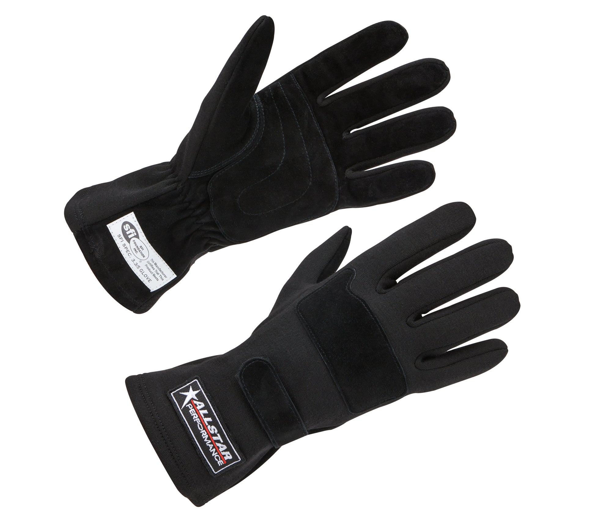 ALLSTAR PERFORMANCE Driving Gloves SFI 3.3/5 D/L Black XX-Large