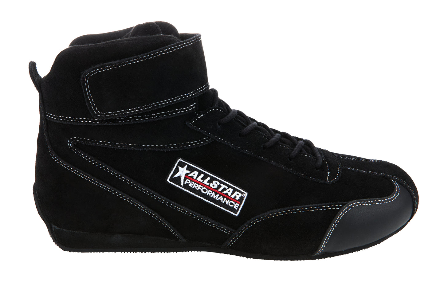 ALLSTAR PERFORMANCE Driving Shoes Black SFI3.3/5 Pro Series - Size 10