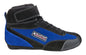 ALLSTAR PERFORMANCE Driving Shoes Black/Blue SFI 3.3/5 Pro Series 7.0