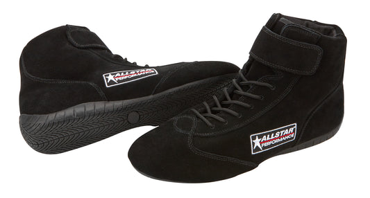 ALLSTAR PERFORMANCE Driving Shoes Black SFI 3.3/5 - Size 10.5