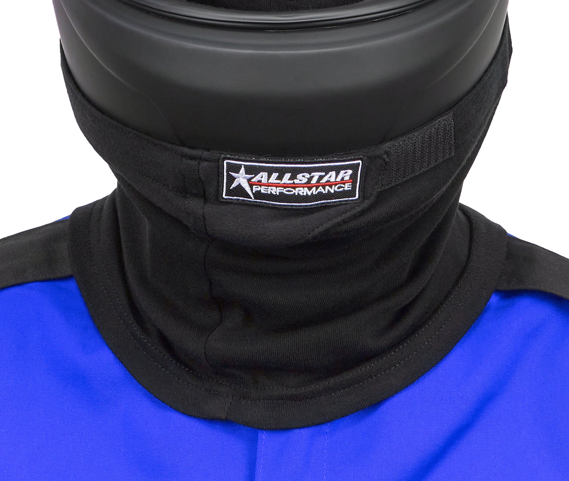 ALLSTAR PERFORMANCE Helmet Skirt Non-SFI Single Layer Black - Part Number ALL929010
