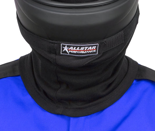 ALLSTAR PERFORMANCE Helmet Skirt Non-SFI Single Layer Black - Part Number ALL929010