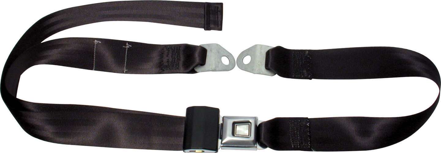 ALLSTAR PERFORMANCE ALL98110 Black Lap Seat Belt with Push Button Buckle