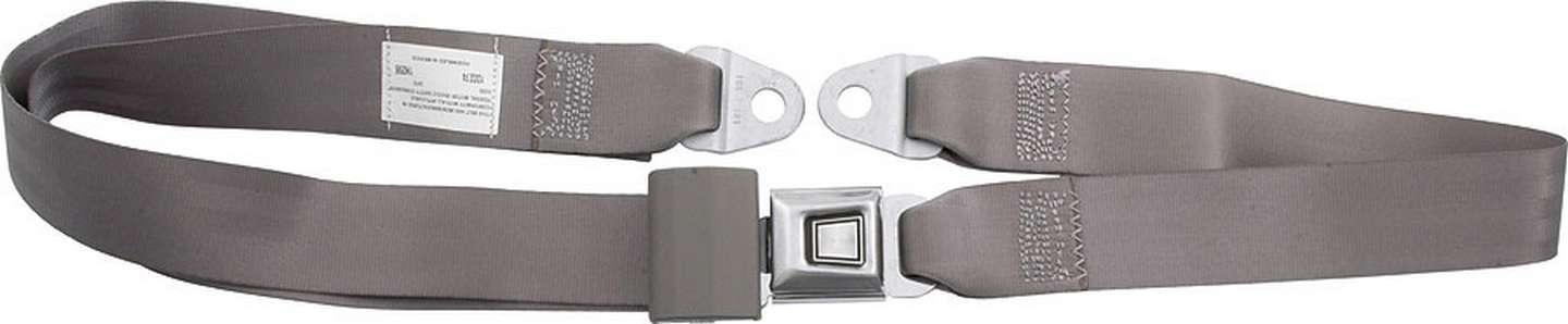 ALLSTAR PERFORMANCE ALL98111 Gray Lap Seat Belt with Push Button Buckle