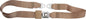 ALLSTAR PERFORMANCE ALL98113 Tan Lap Seat Belt with Push Button Buckle