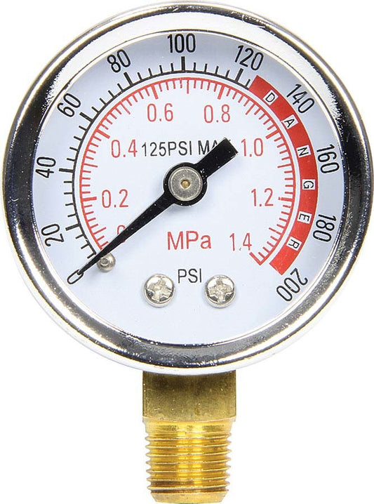 ALLSTAR PERFORMANCE ALL99340 Repl Gauge for Air Tanks - Analog 0-200 psi