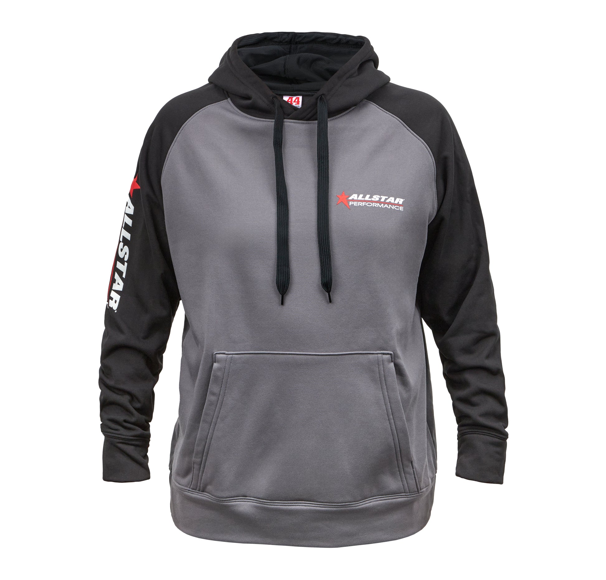 ALLSTAR PERFORMANCE Hooded Sweatshirt Large Silver/Black - Part Number ALL99916L
