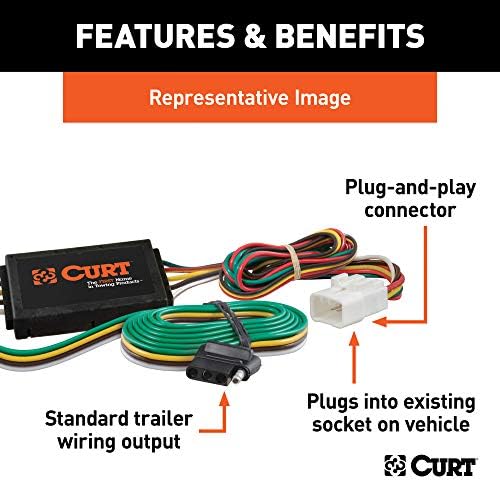 Curt Manufacturing 560 Converter with Wiring Kit - Reliable Trailer Wiring Solution