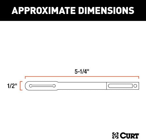 Curt Manufacturing 58202 5 Flat Cap Car Side for Trailer and Vehicle Applications