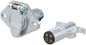 Curt Manufacturing I6/I7 4-Pole Die Cast Connector for Car and Trailer Ends (Part #58671)