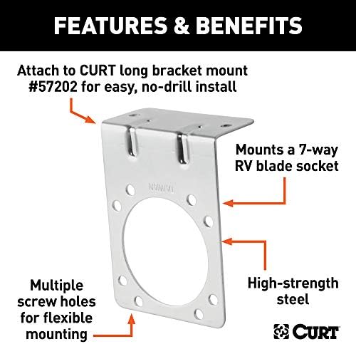 Curt Manufacturing Bracket for Connector I15 & I - Part Number 58230