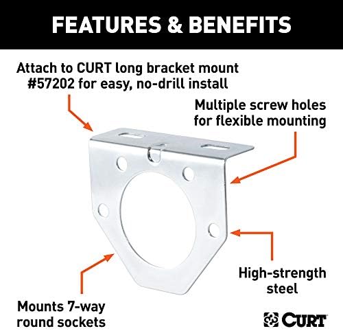 Curt Manufacturing Bracket for Connector I17 (Part Number 58222)