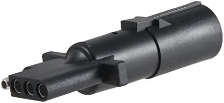 Curt Manufacturing 58414 4-Way Round to 4-Way Flat Trailer Wiring Adapter
