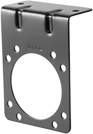 Curt Manufacturing Black Bracket for Round 6-Way and 7-Way Connectors * Part 58290