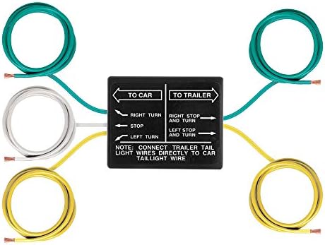 Curt Manufacturing 58240 Tail Light Converter 3 to 2 Wire