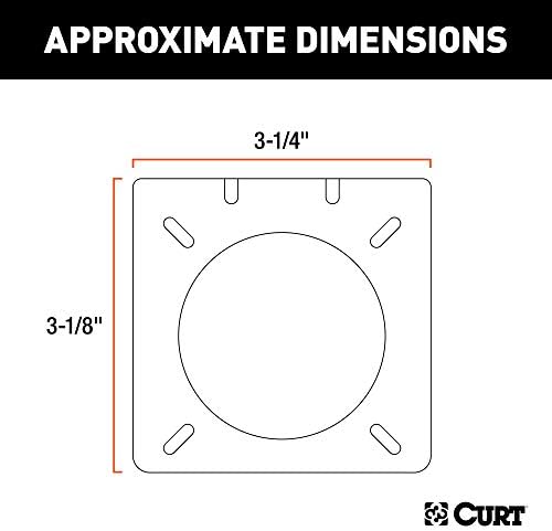 Curt Manufacturing 58520 Bracket for 7-Way Connectors