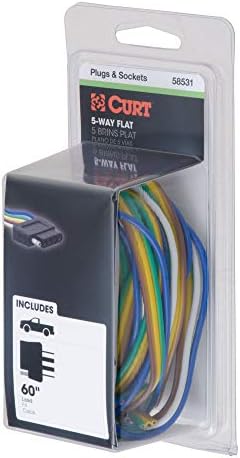 Curt Manufacturing I53 5 Flat Car End - 60 Inch Packaged