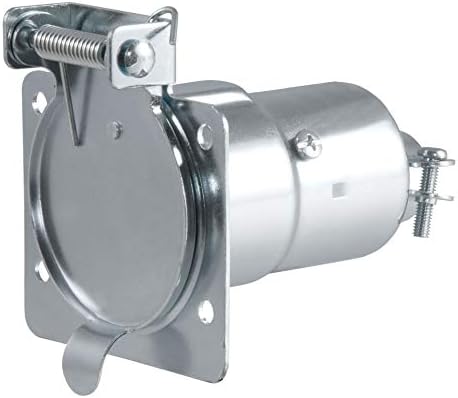 Curt Manufacturing 58220 7-Pole Metal Connector Car End