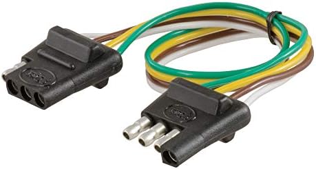 Curt Manufacturing 58381 4-Way Bonded 12 Bonded Loop Car and Trailer E ...