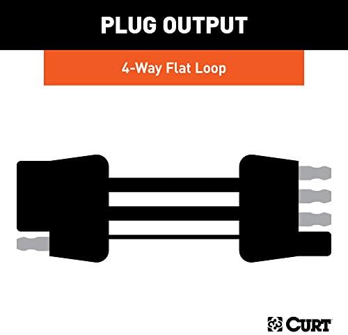 Curt Manufacturing 58381 4-Way Bonded 12 Bonded Loop Car and Trailer End Connector