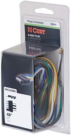 Curt Manufacturing 58541 5 Flat Trailer End - 48 Inch Packaged