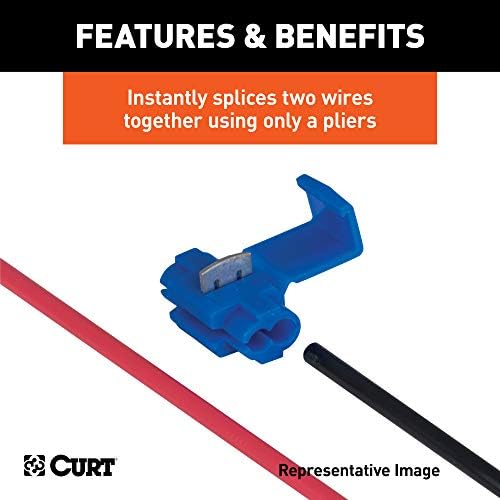 Curt Manufacturing 59905 1210 Gauge Quick Splices - Pack of 100