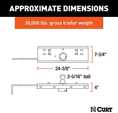 Curt Manufacturing Double Lock Hitch Center (Part #60607)
