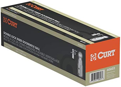 Curt Manufacturing Double Lock Gooseneck Riser Ball Part 60603