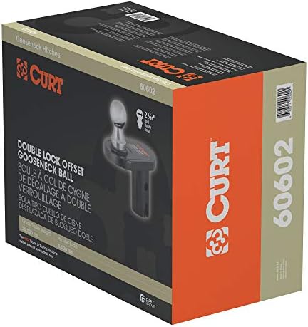 Curt Manufacturing Double Lock Gooseneck Extension Ball (Part #60602)