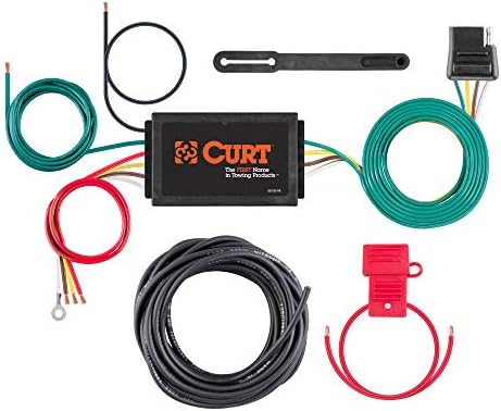 Curt Manufacturing 59187 Trailer Converter with Wiring Kit