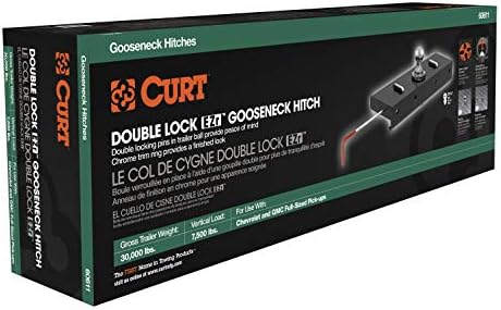 Curt Manufacturing Silverado/Sierra Underbed Double Lock EZR Gooseneck Hitch (Part #60611)