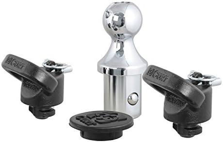 Curt Manufacturing Ram Gooseneck Ball and Safety Chain Anchor Kit (Part #60618)