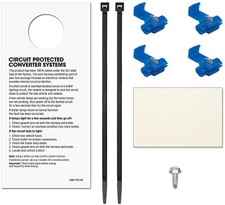 Curt Manufacturing Multifunction Tail Light Converter with PVM Wiring Kit * Part 59236