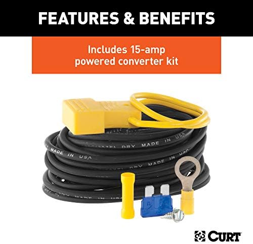 Curt Manufacturing Multifunction Tail Light Converter with PVM Wiring Kit * Part 59236